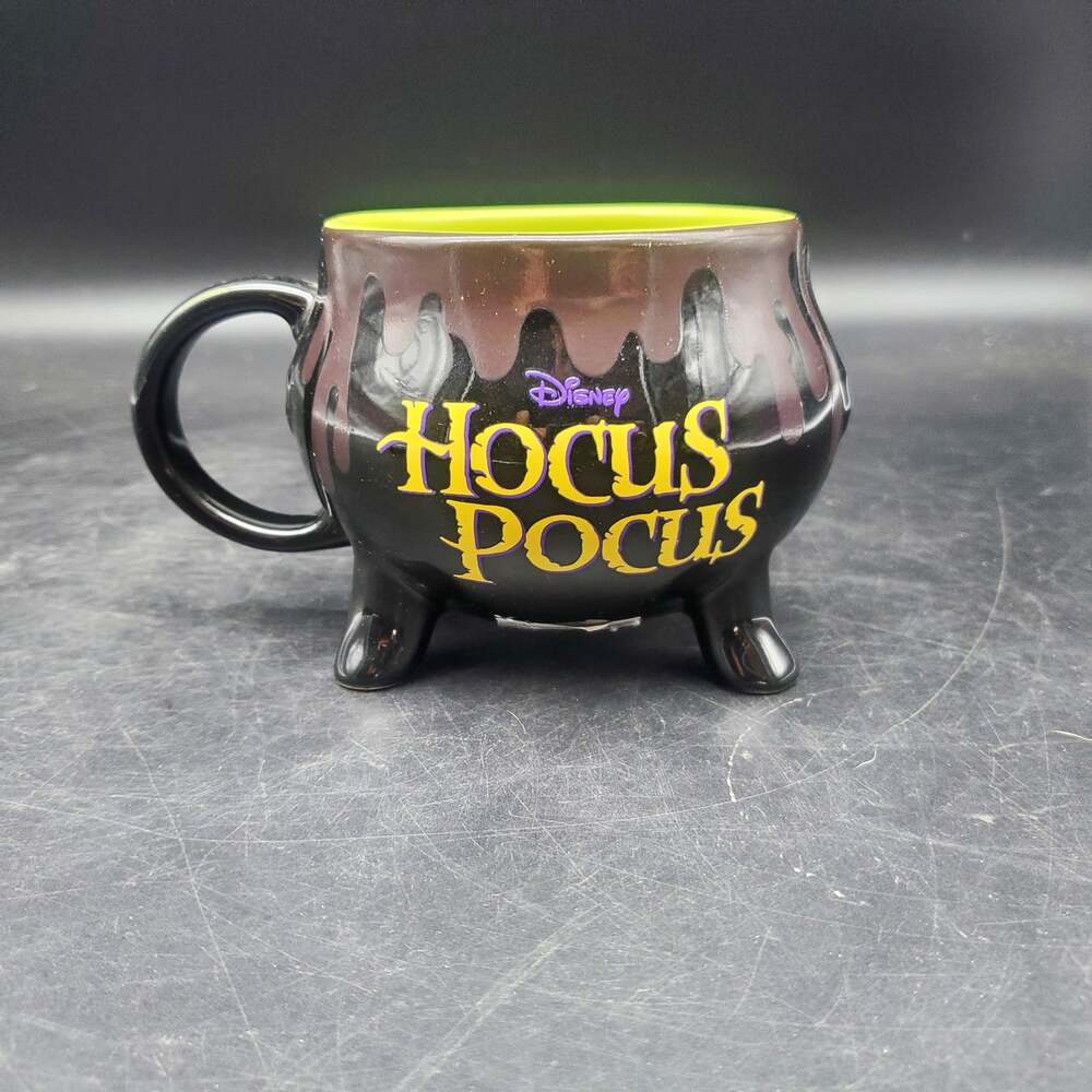 Disney Hocus Pocus Trouble Brewing Cauldron Mug Halloween Ceramic Coffee Cup